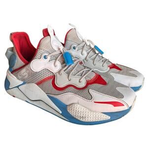 Puma RS-XT3CH Rize Gray Blue Red Retro Mens 11.5 Running Shoes 387301-01